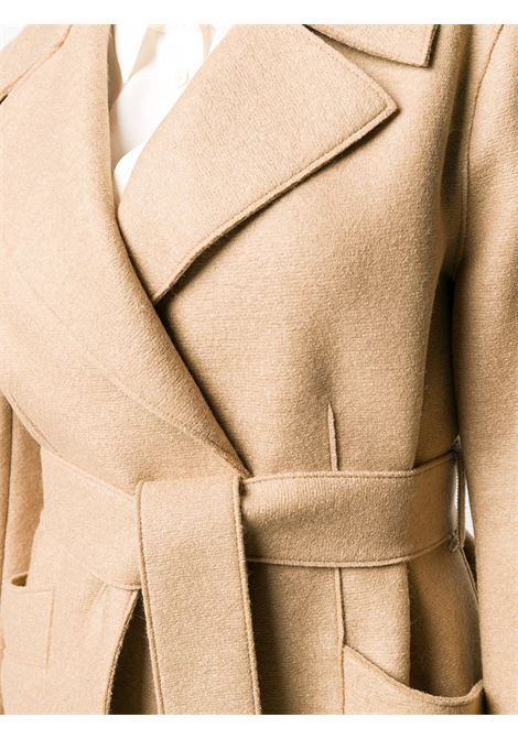 Beige belted long coat Harris wharf london - women HARRIS WHARF LONDON | A1191MLK441